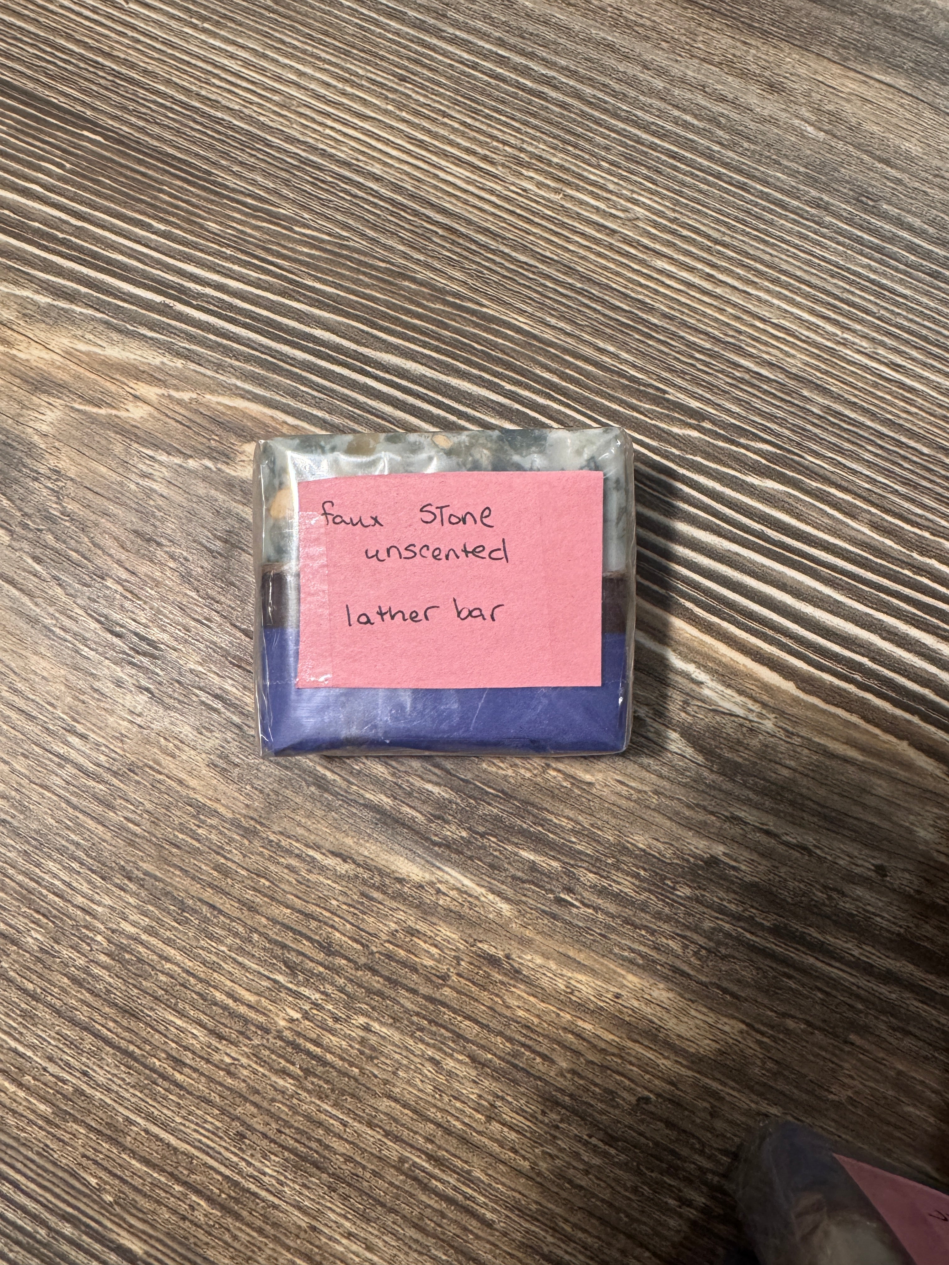 Unscented tumeric lather bar